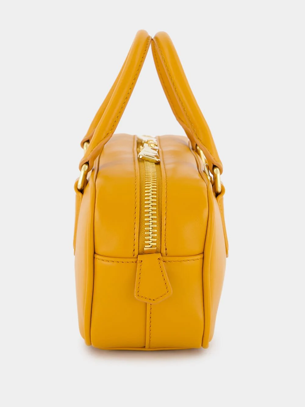 Arcadie Yellow Leather Bag - Image 4