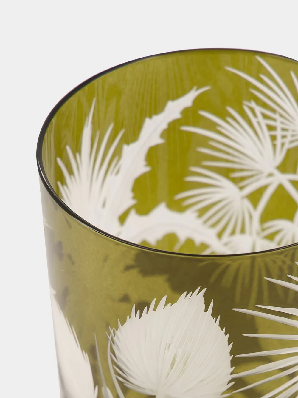 Moss Green Primeval Palms Highball - Image 4