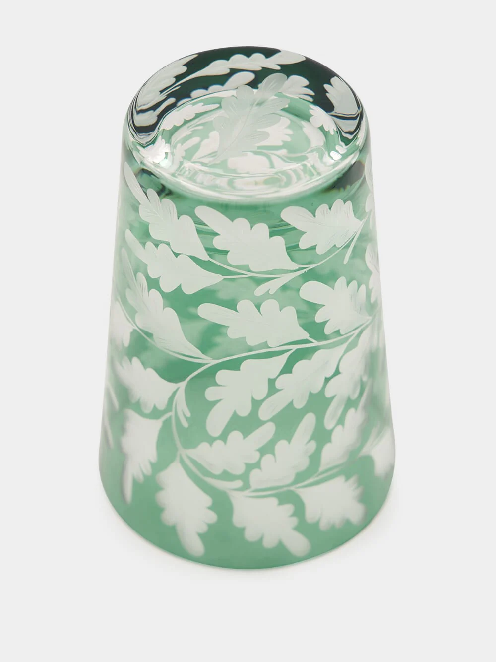 Sage Green Oak Leaves Tumbler - Image 3
