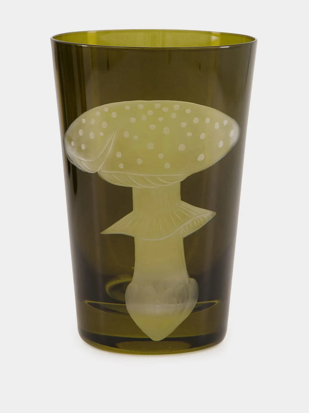 Moss Green Mushrooms Tumbler Set of 6 - Image 4
