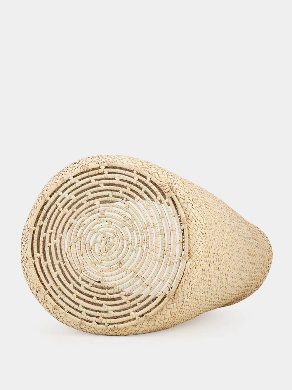 Handmade Laundry Basket with Leather Handles - Image 3
