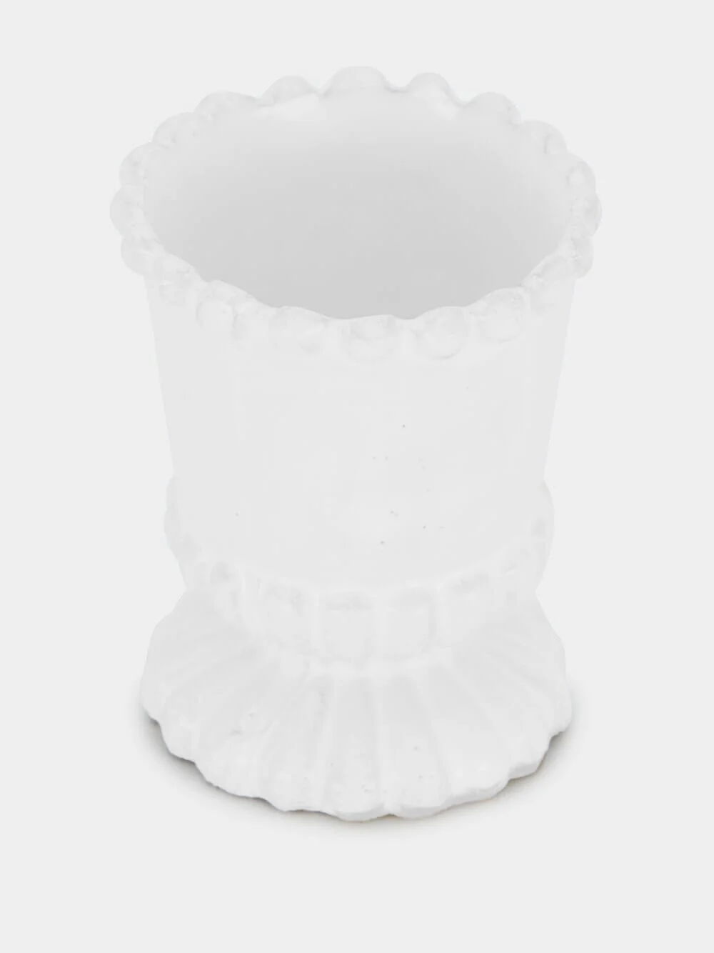Adélaïde Egg Cup with Beaded Rim - Image 2