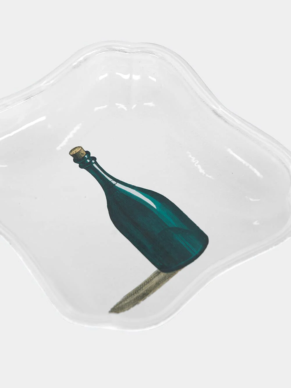 Green Bottle Soup Plate - Image 4