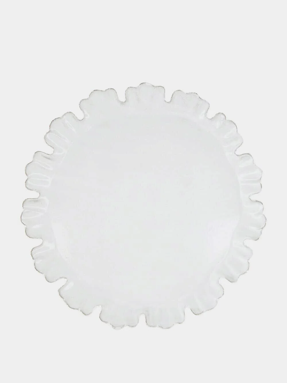 Large Chou Dinner Plate with Fifteen Petals
