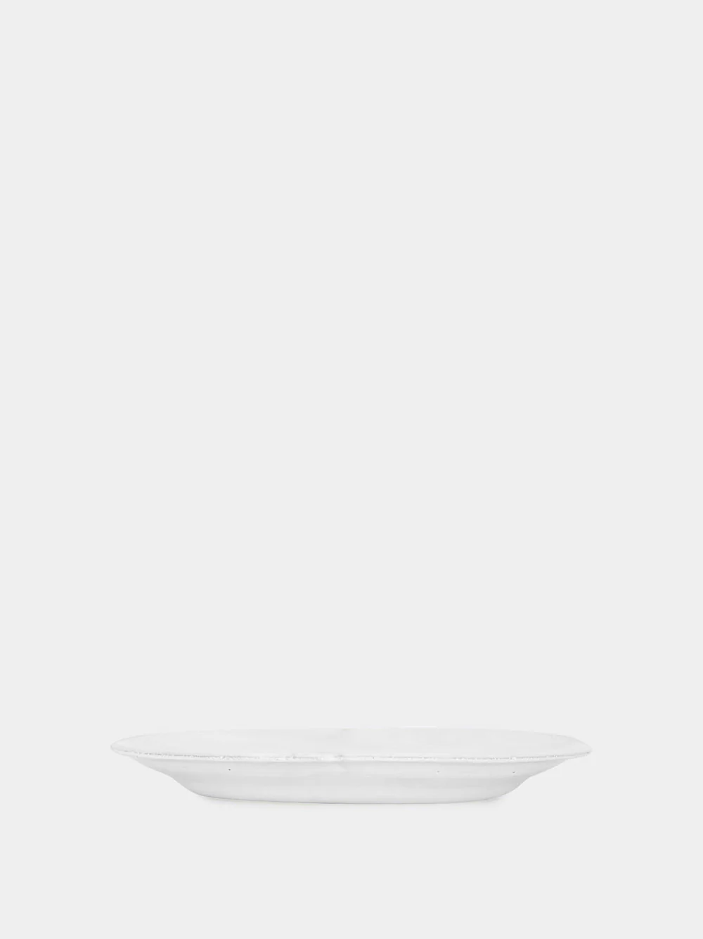 White Small Oval Sobre Plate - Image 3