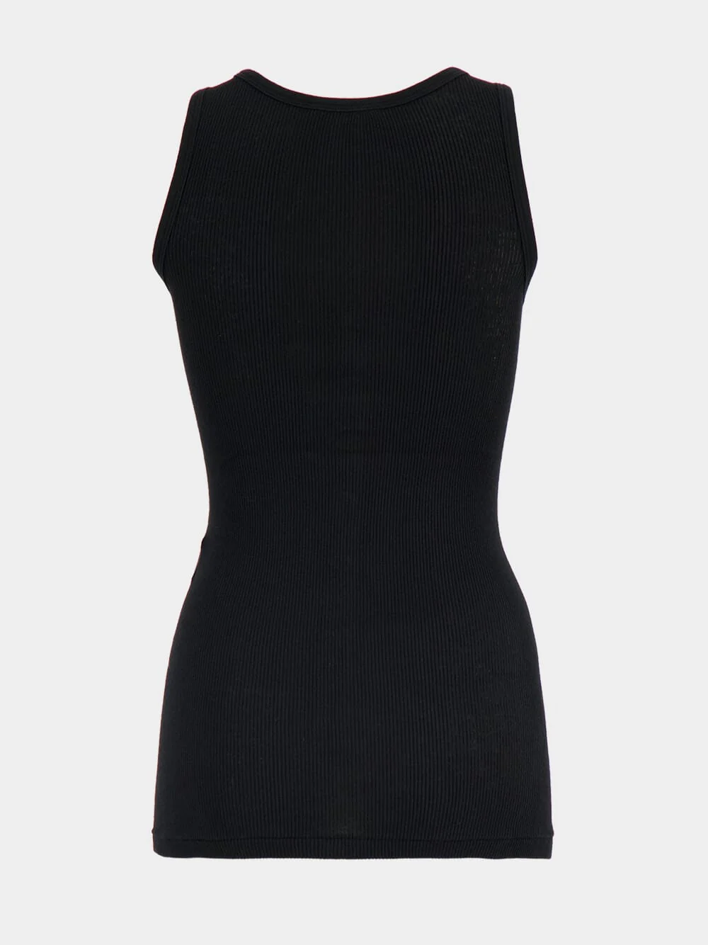 Black Organic Soft Rib Tank - Image 2