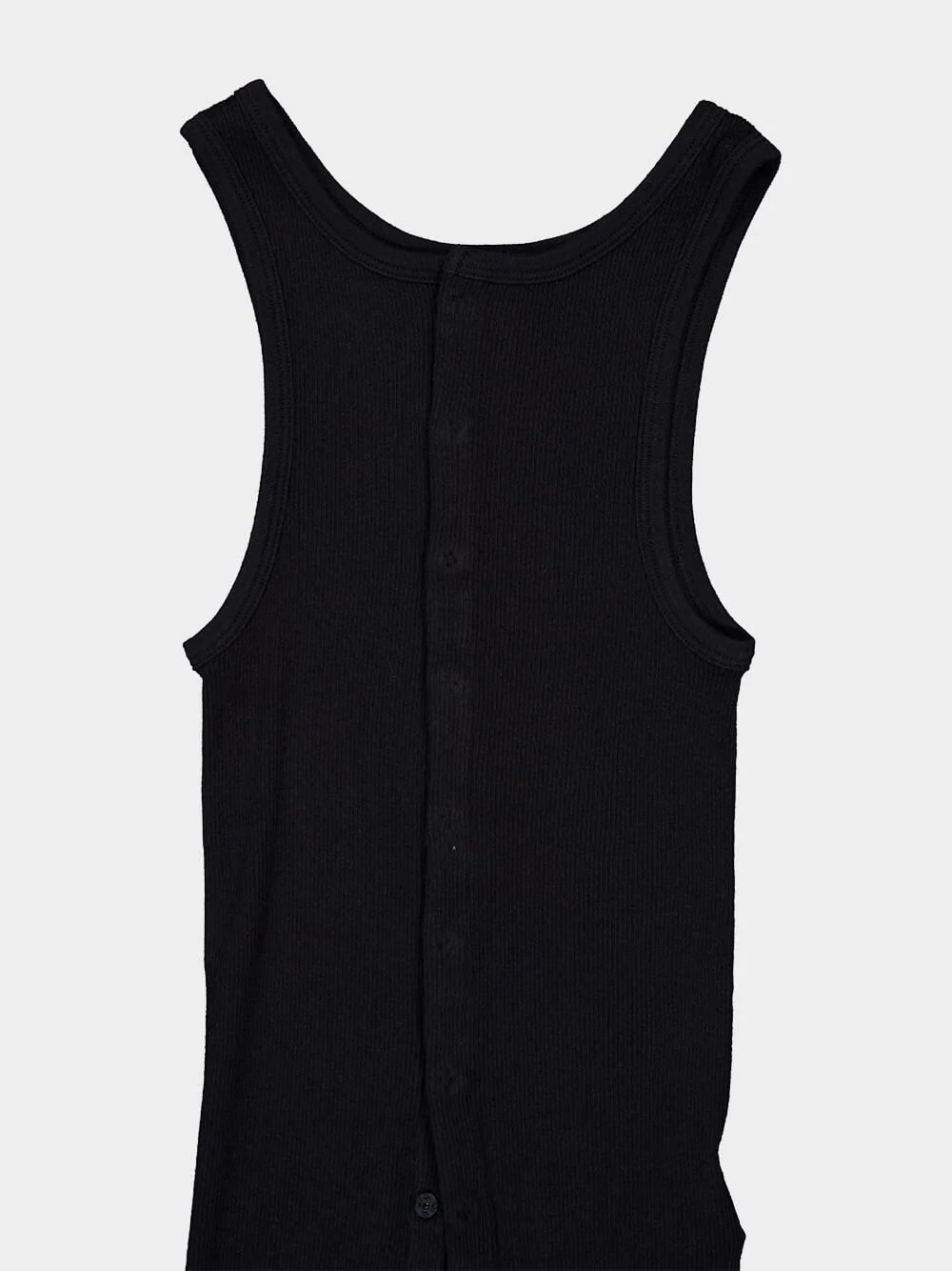 Black Organic Soft Rib Tank - Image 3
