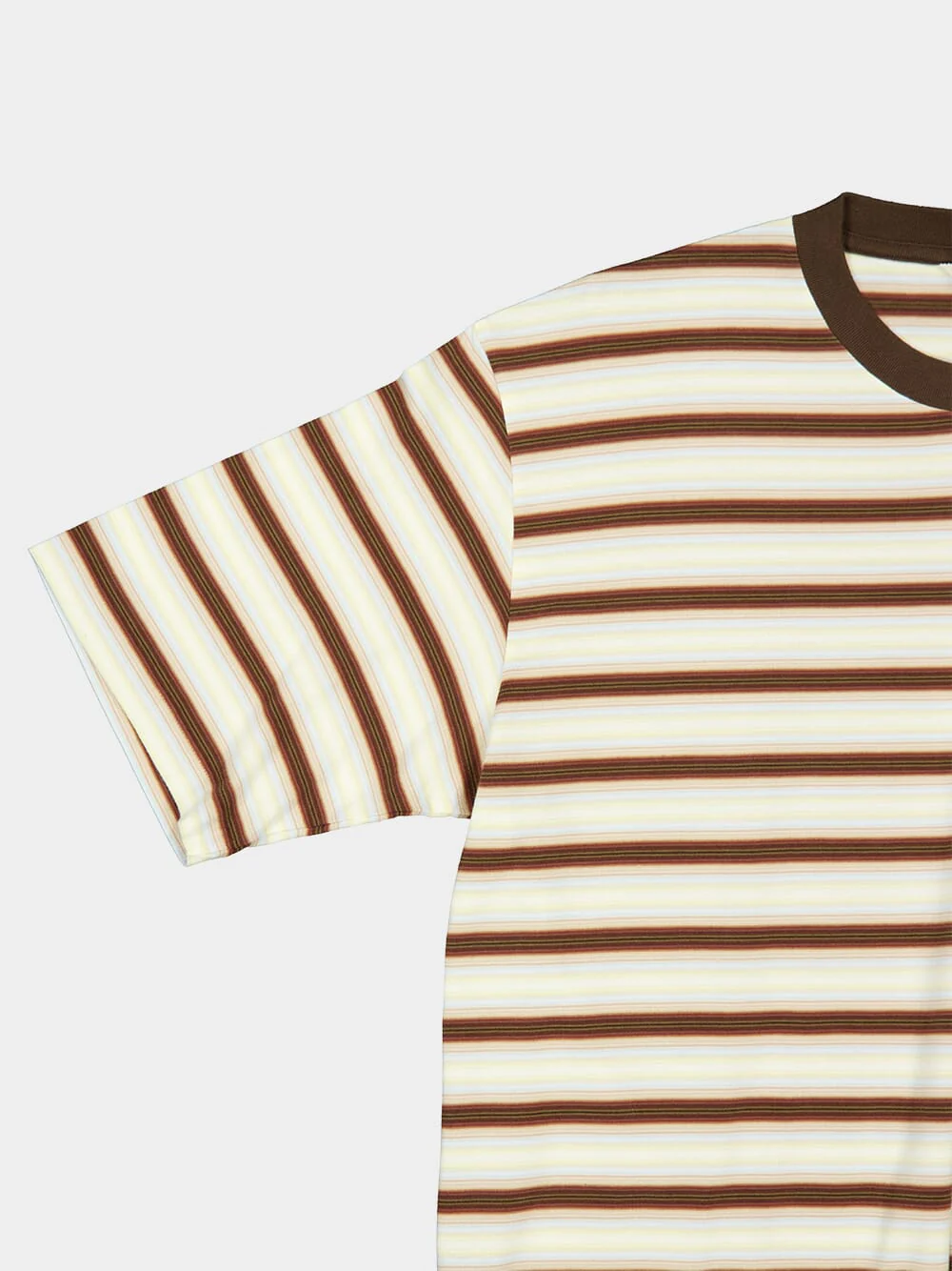 Brown Gradient Stripe T-Shirt - Image 4