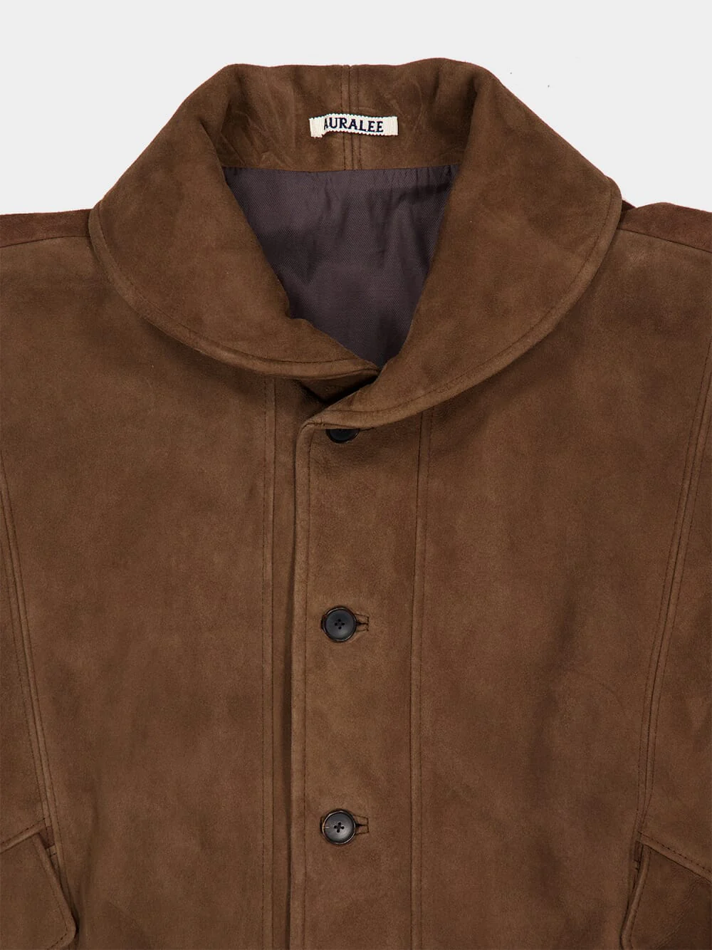Dark Brown Silky Grain Suede Blouson - Image 3