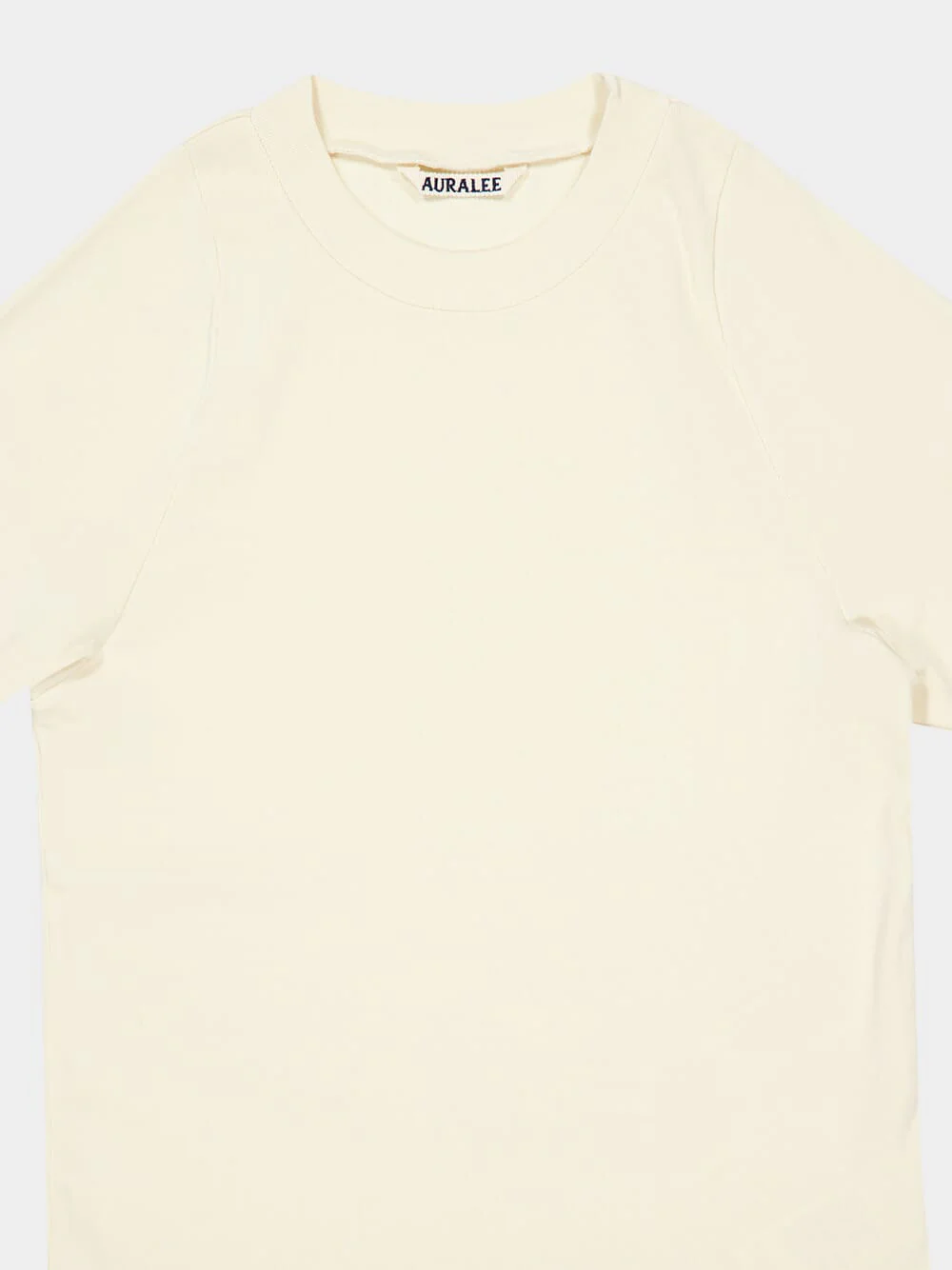 Ivory Organic Cotton Fine Rib T-Shirt - Image 3