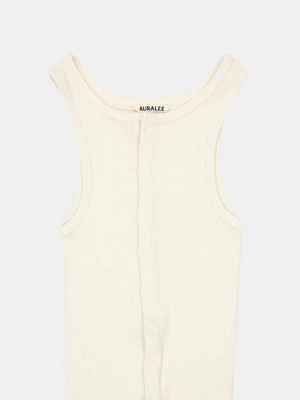 Ivory Organic Rib Tank Top - Image 3