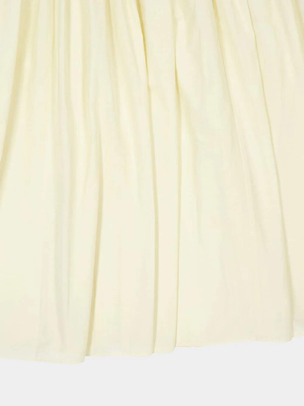 Ivory Pin-Tuck Cotton Maxi Skirt - Image 4