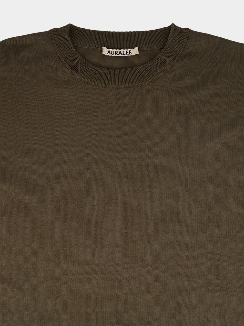 Olive Grey Giza Knit Jumper - Image 3
