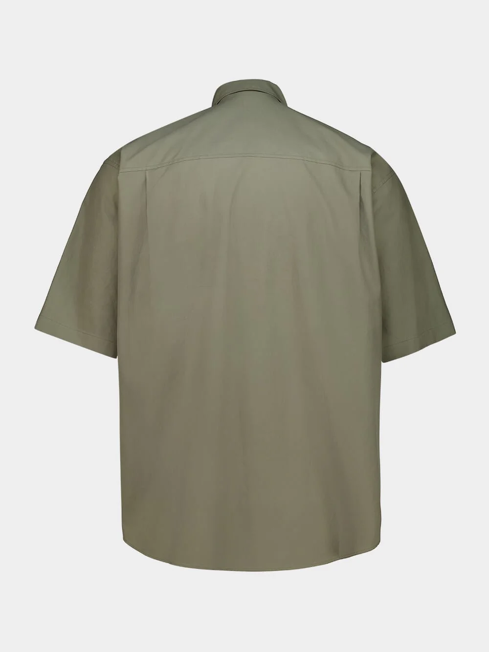 Olive Washed Finx Twill Shirt - Image 2