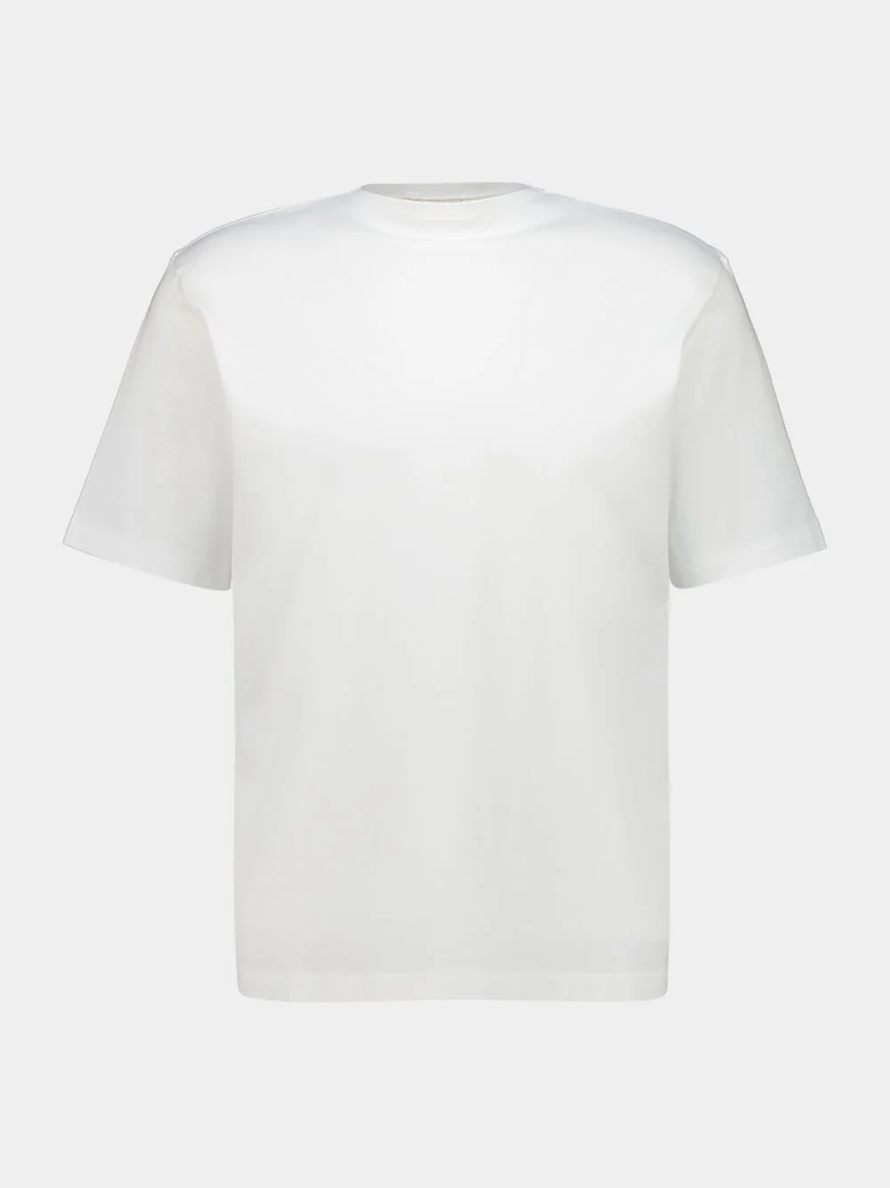 White Luster Plaiting T-Shirt