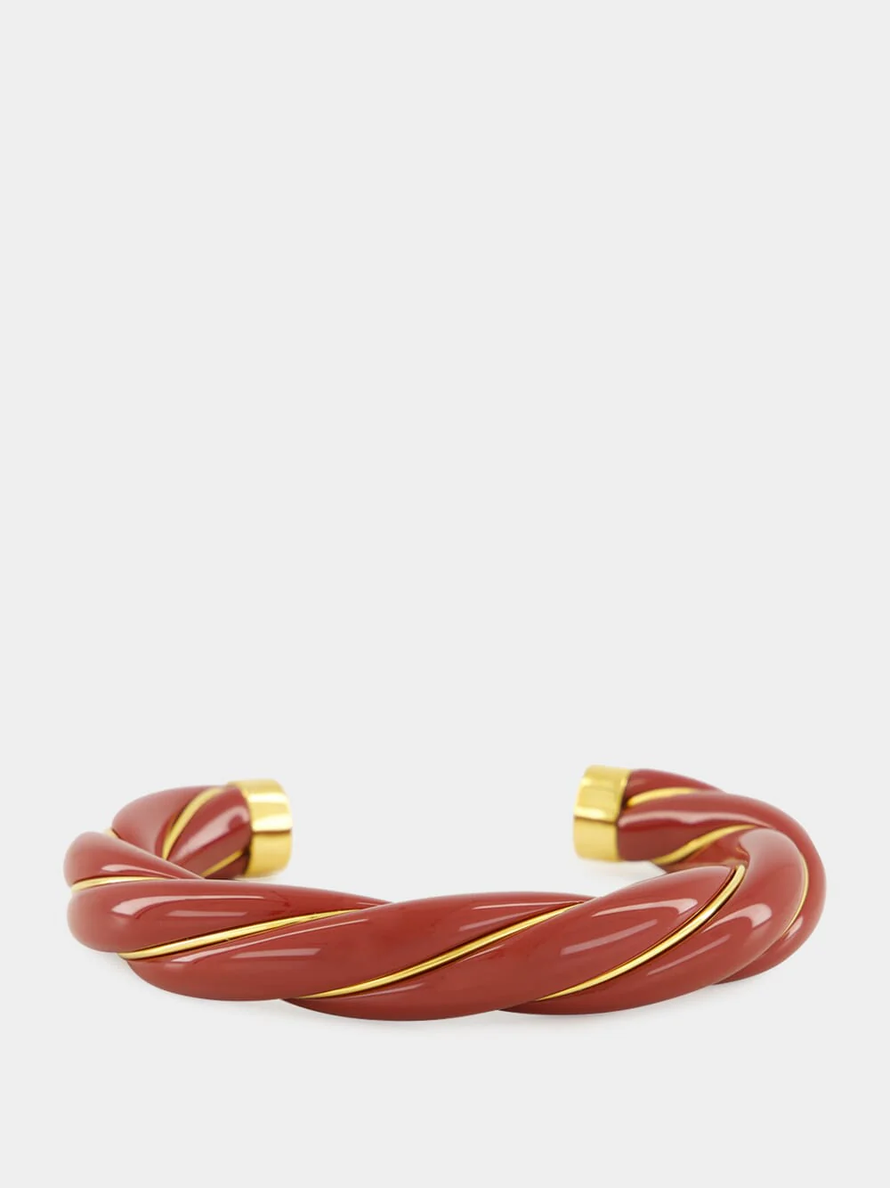 Burgundy Twisted Diana Bangle