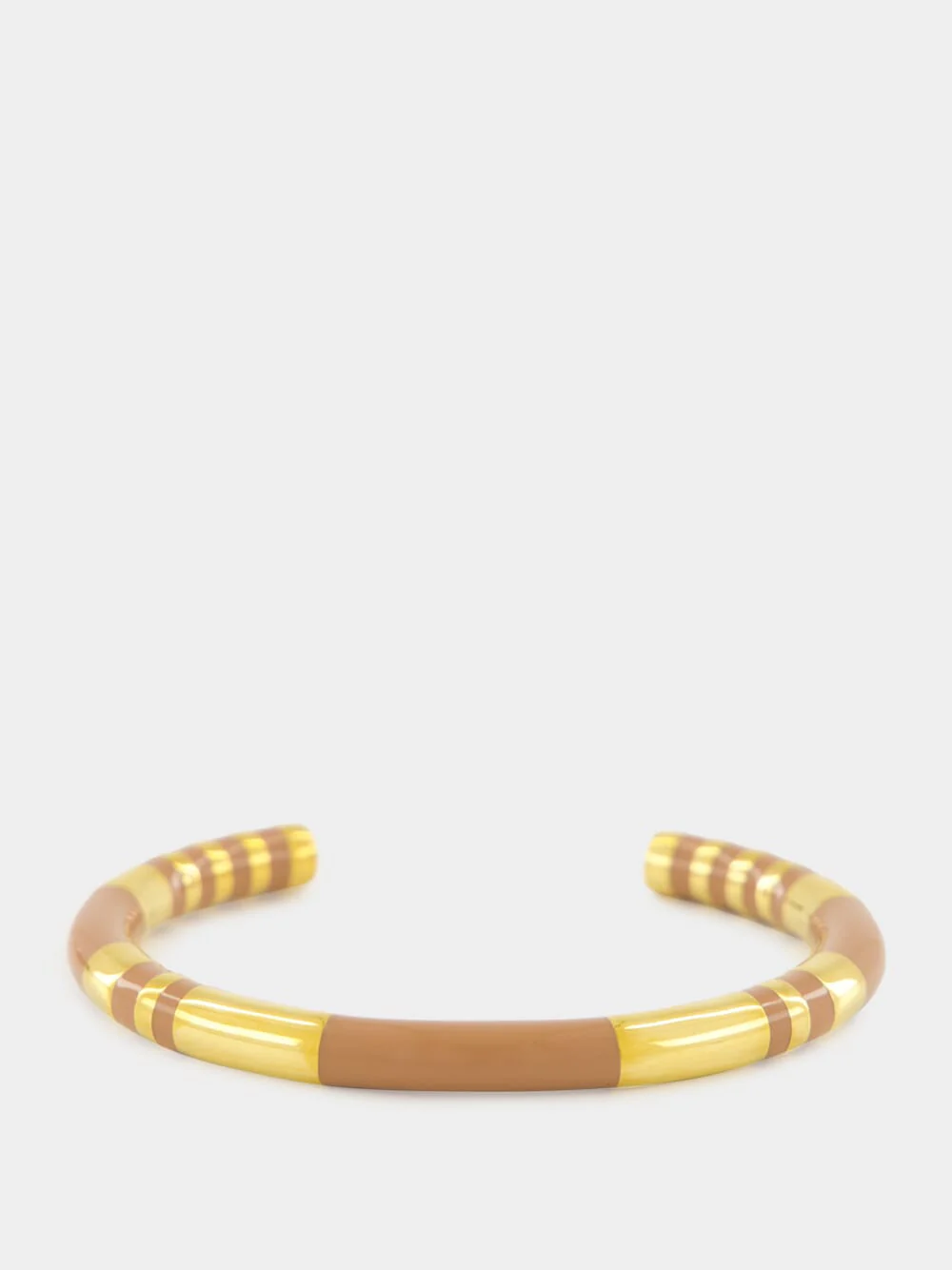Cappuccino Positano Striped Bangle