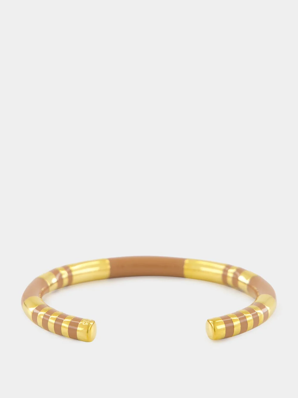Cappuccino Positano Striped Bangle - Image 2