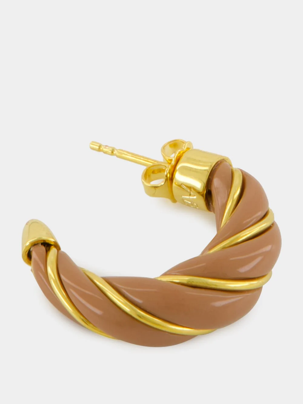 Cappuccino Twisted Diana Earrings - Image 3