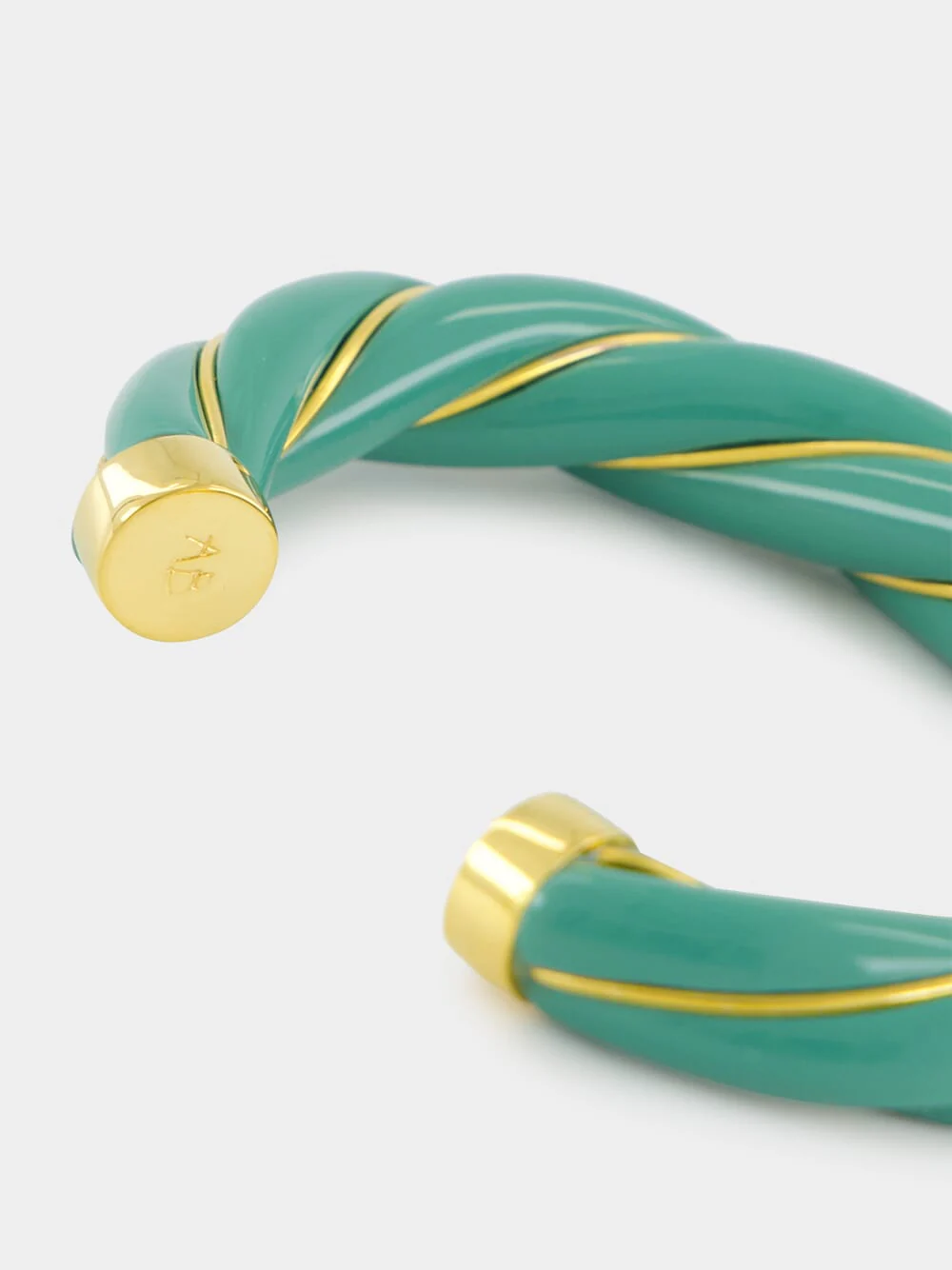 Diana Lime Green Bangle - Image 3