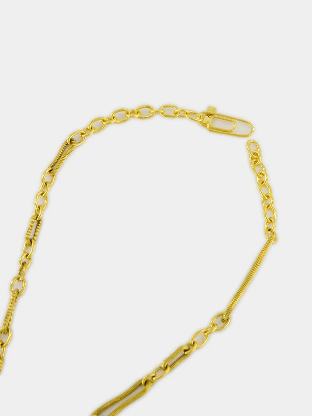 Gold Anthos Floral Charm Necklace - Image 3