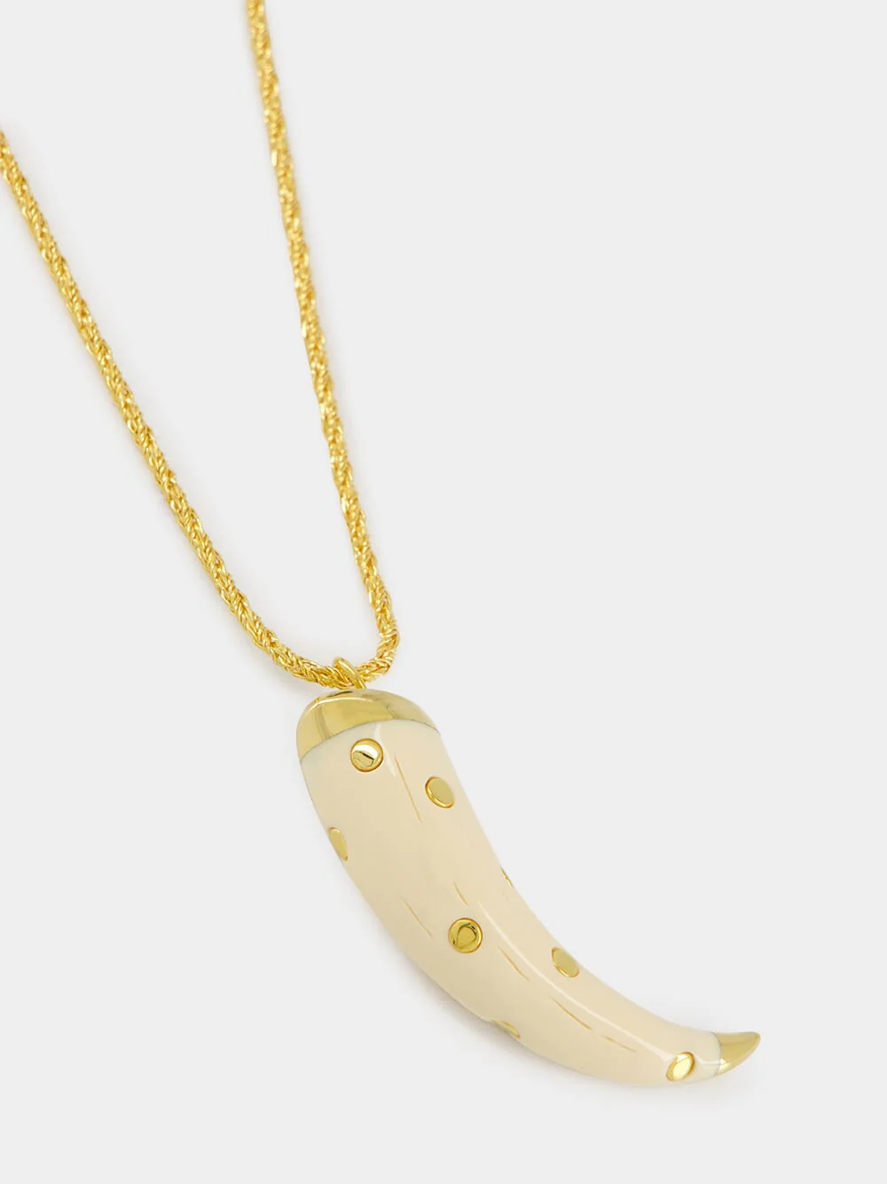 Gold Caftan Moon Necklace - Image 2