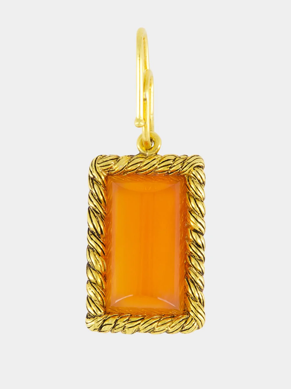 Gold Malli Carnelian Charm