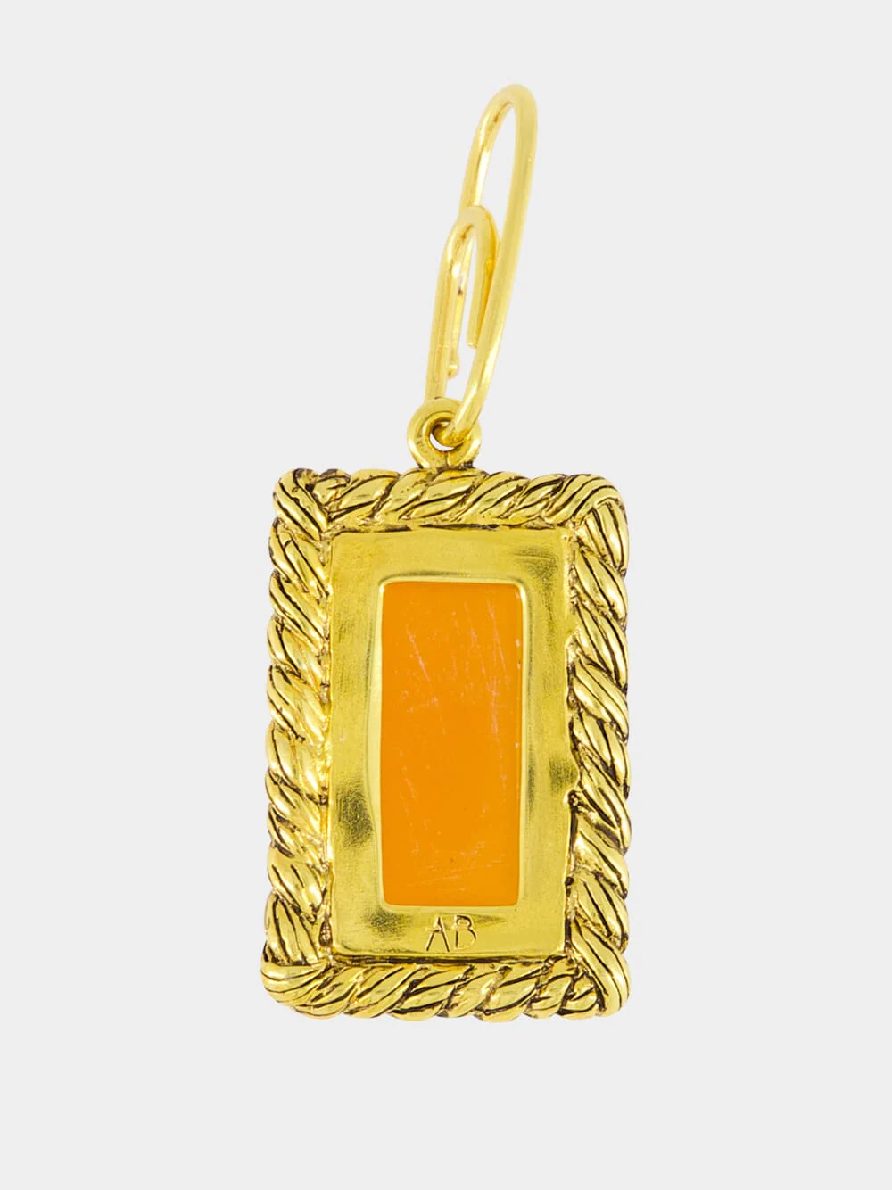 Gold Malli Carnelian Charm - Image 2