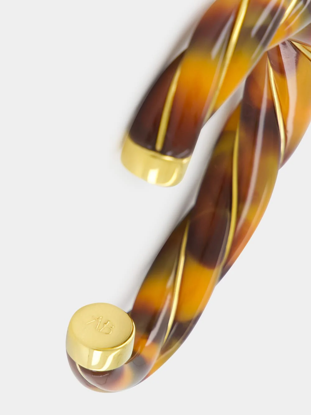 Tie & Dye Tiger's Eye Diana Bangle - Image 4