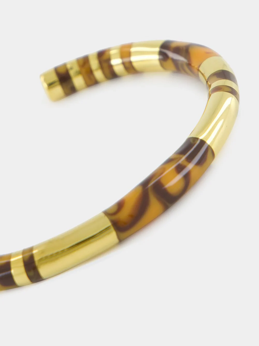 Tie & Dye Tiger's Eye Positano Bangle - Image 3