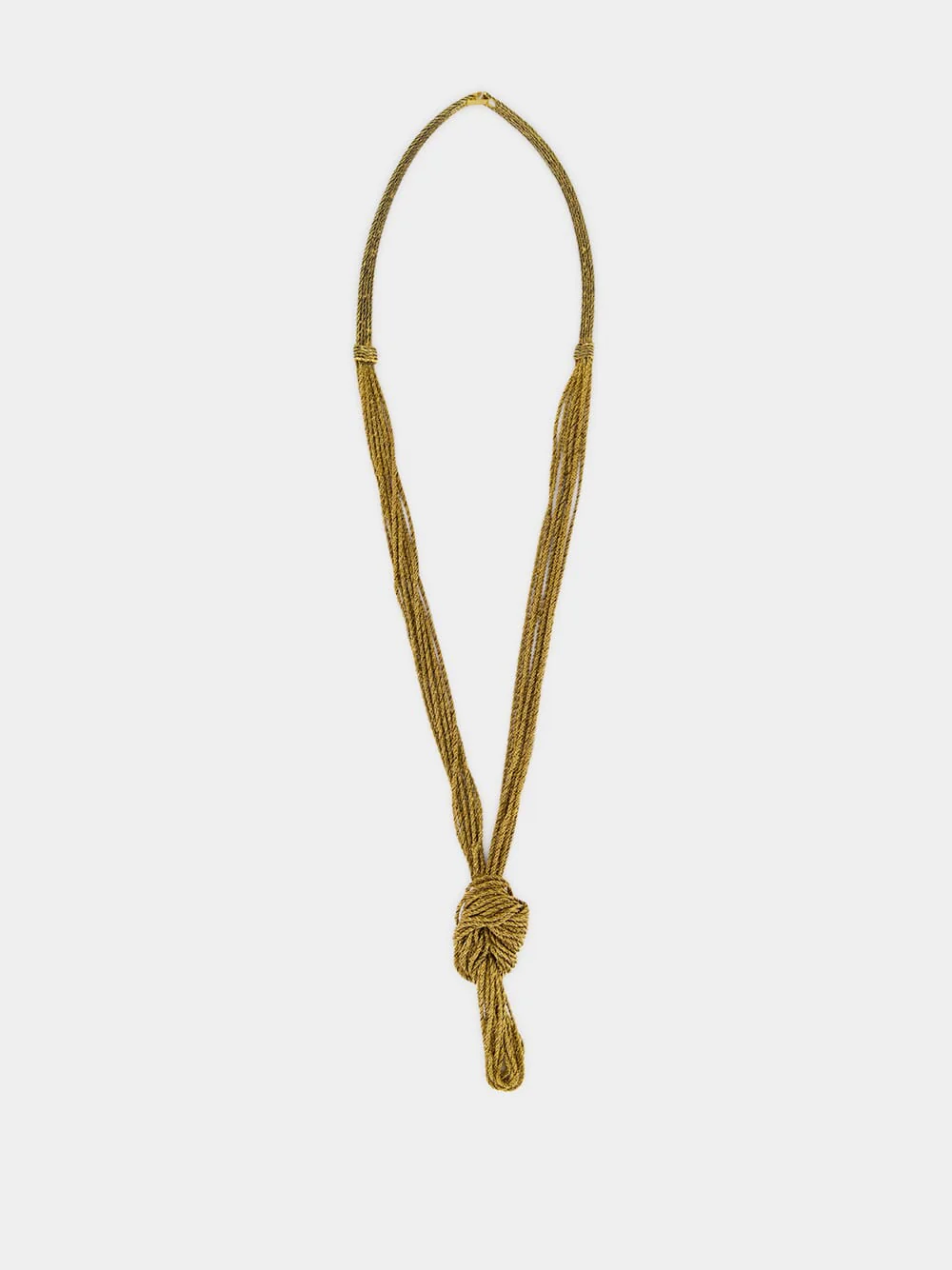 Yellow Gold Miki Knot Necklace