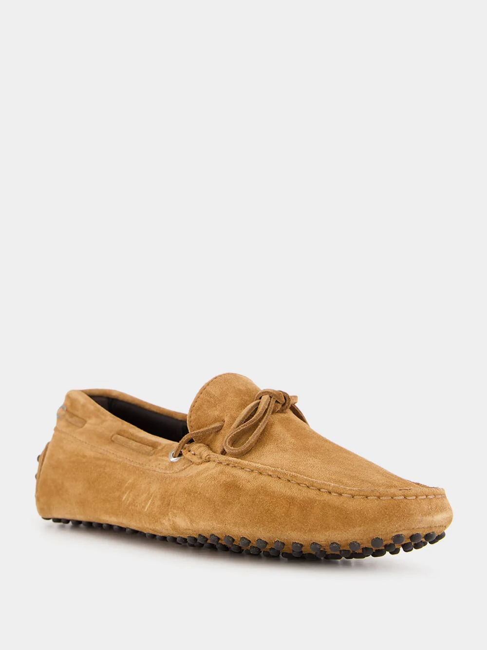 Caramel Suede Driving Shoes - Image 2