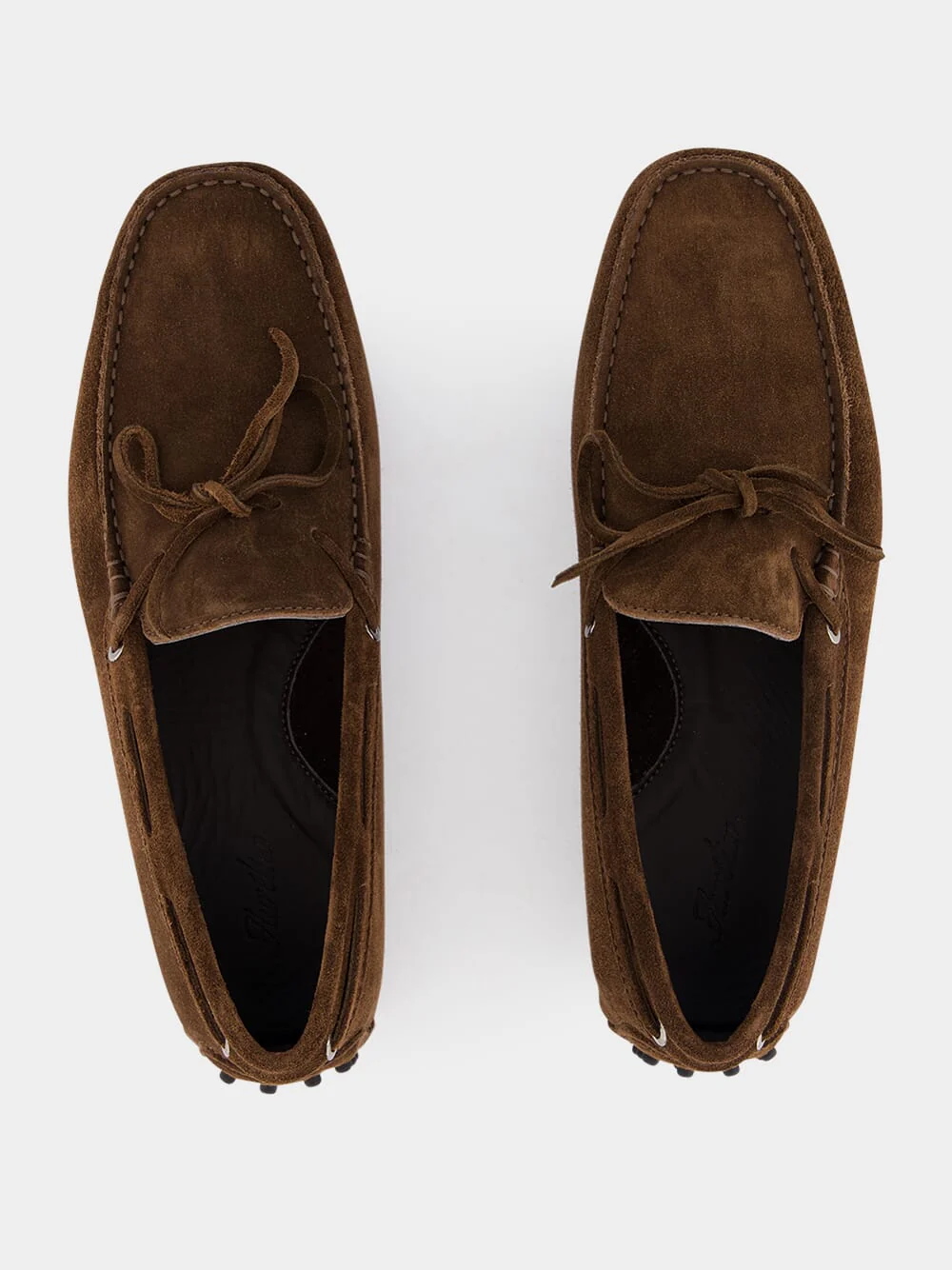 Brown Suede Driving Shoes - Image 4