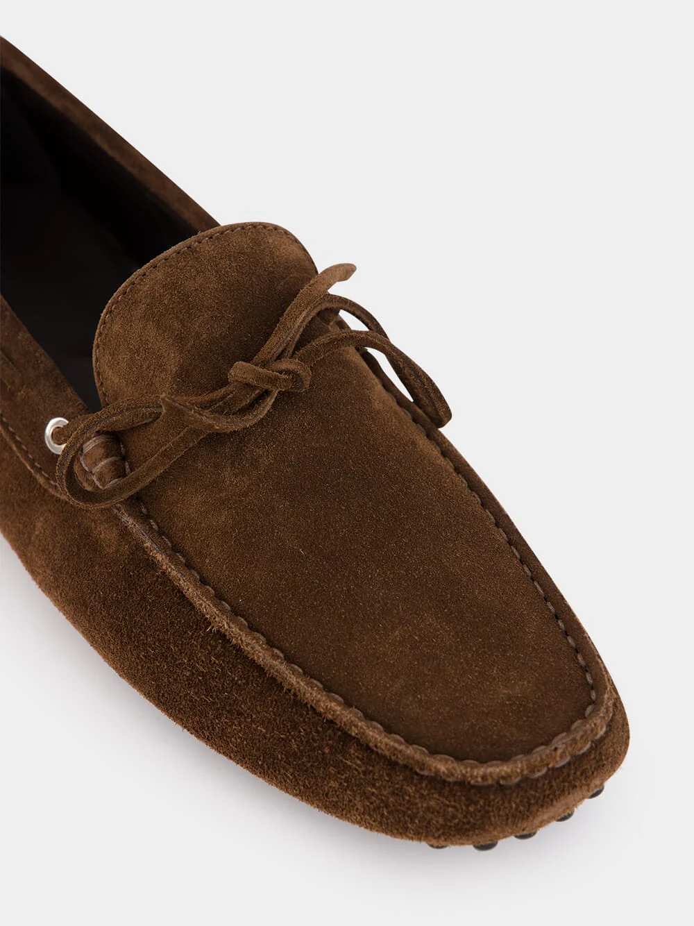 Brown Suede Driving Shoes - Image 7