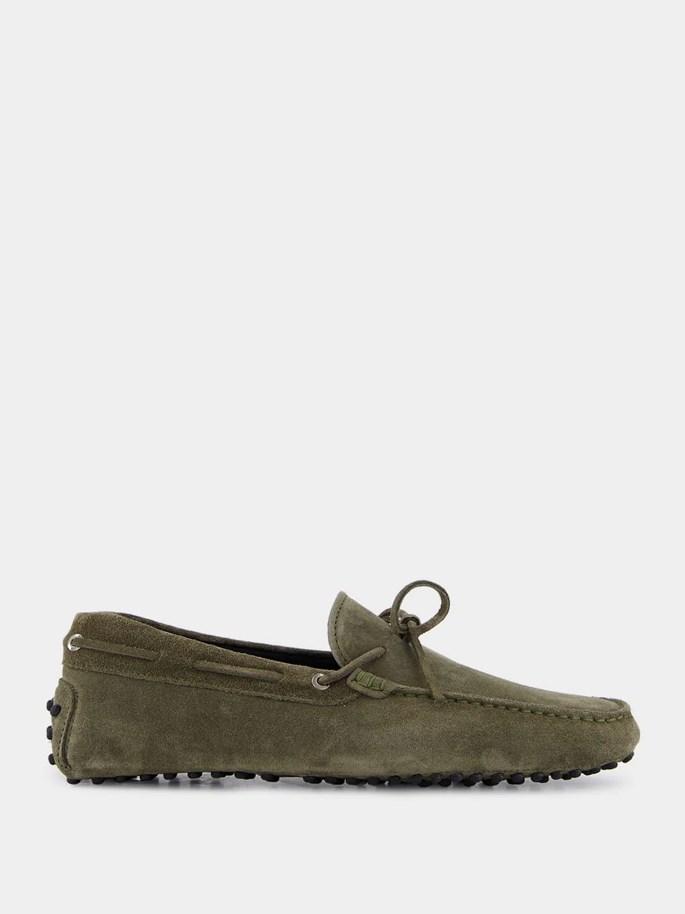 Olive Suede Loafers - Image 2
