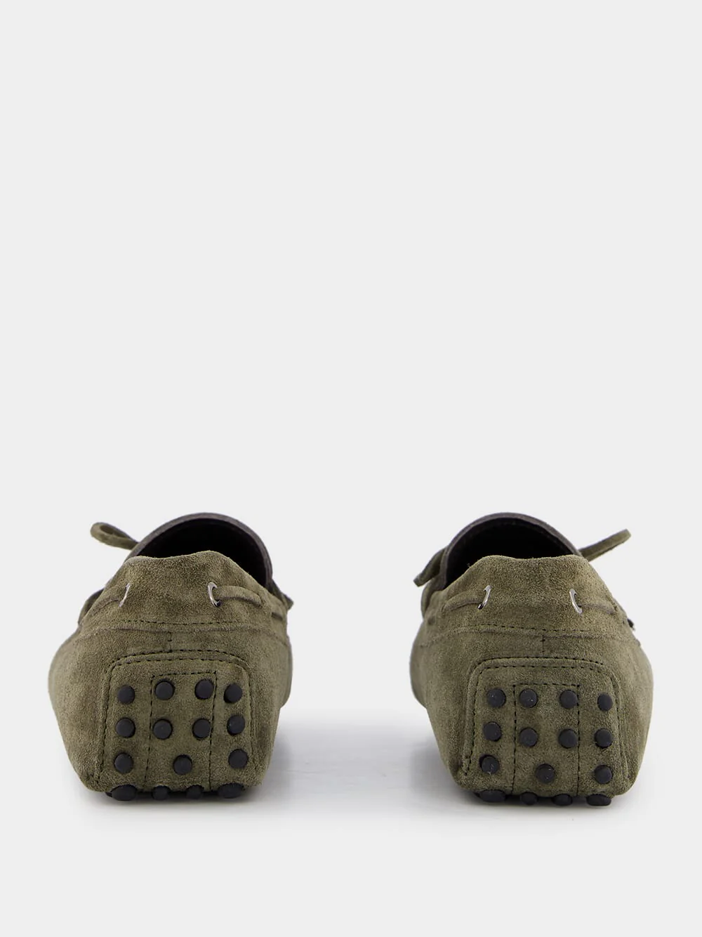 Olive Suede Loafers - Image 6