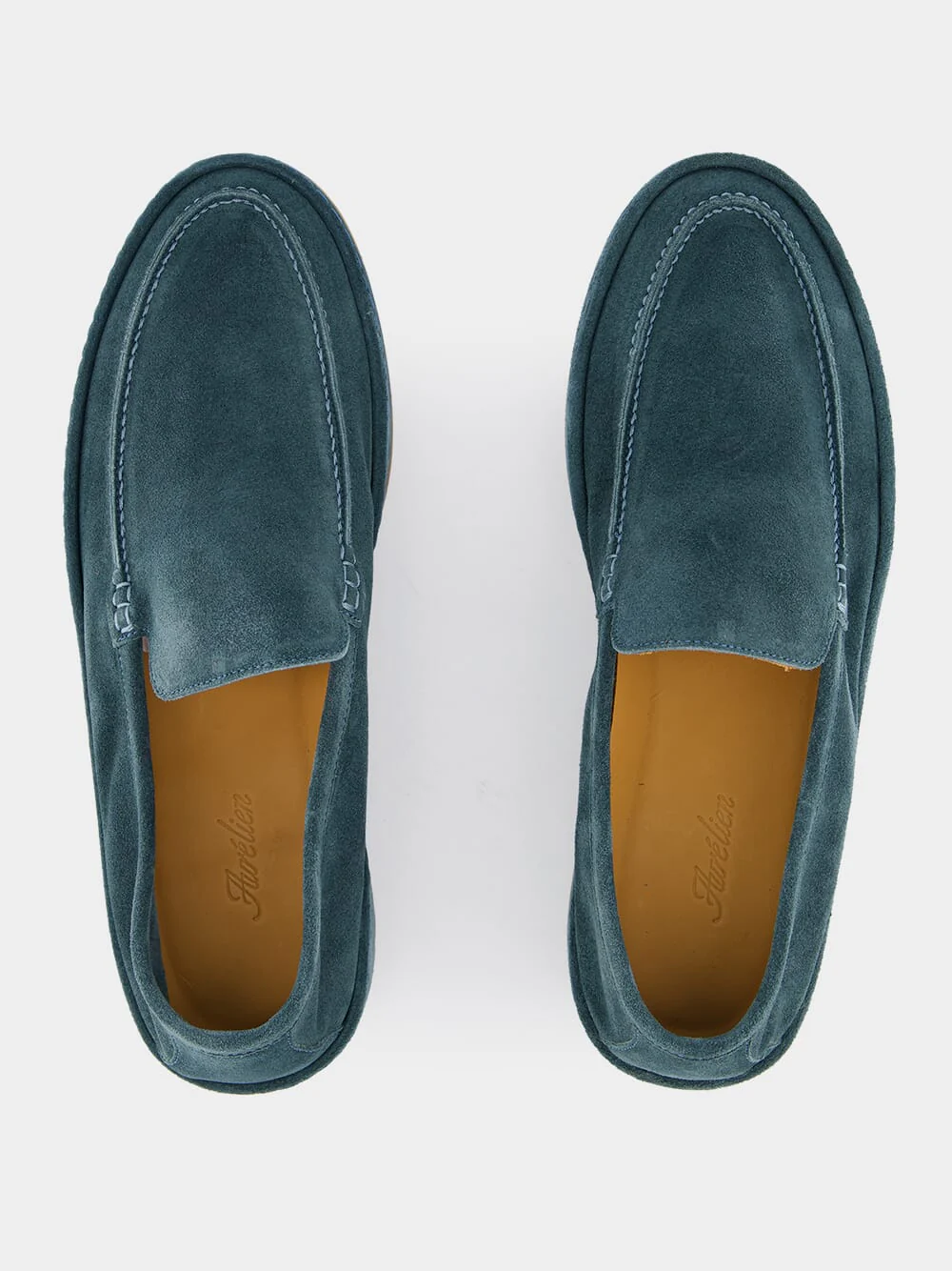 Petrol Blue Voyager Loafers - Image 4