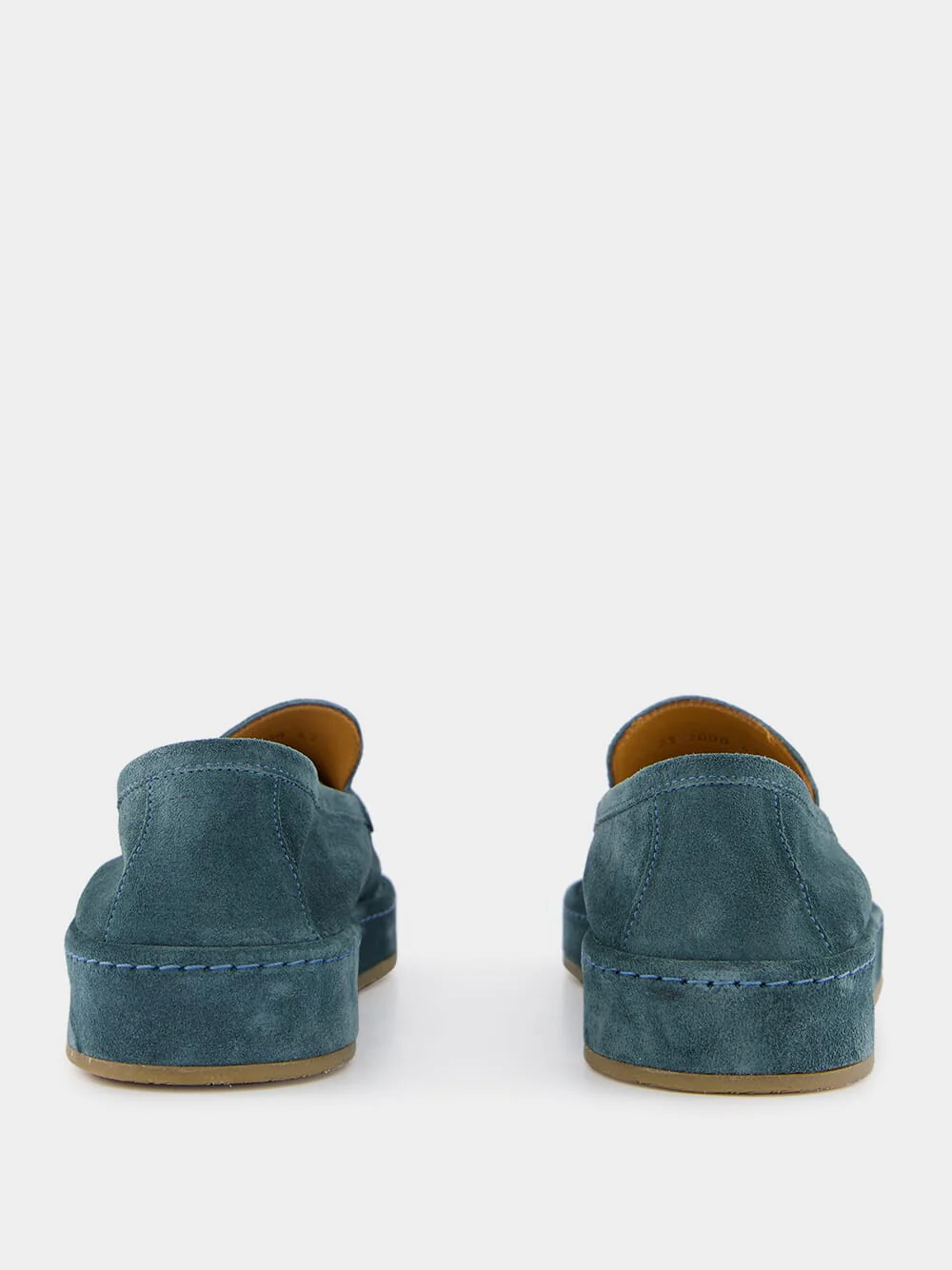 Petrol Blue Voyager Loafers - Image 5