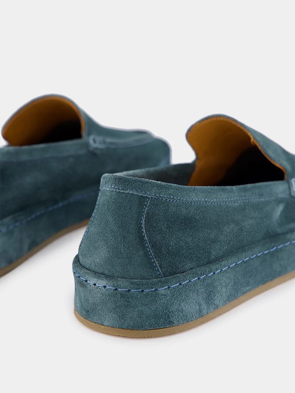 Petrol Blue Voyager Loafers - Image 6