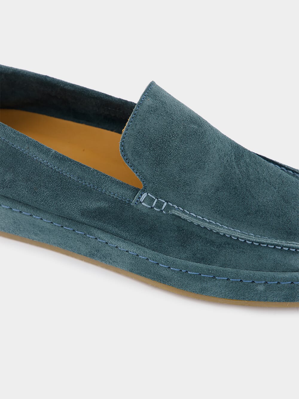 Petrol Blue Voyager Loafers - Image 7