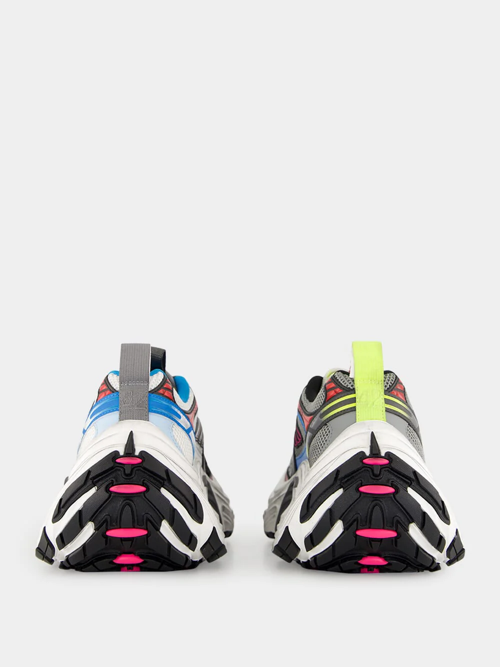 6XL Mesh Sneakers in Black White Multicolour - Image 5