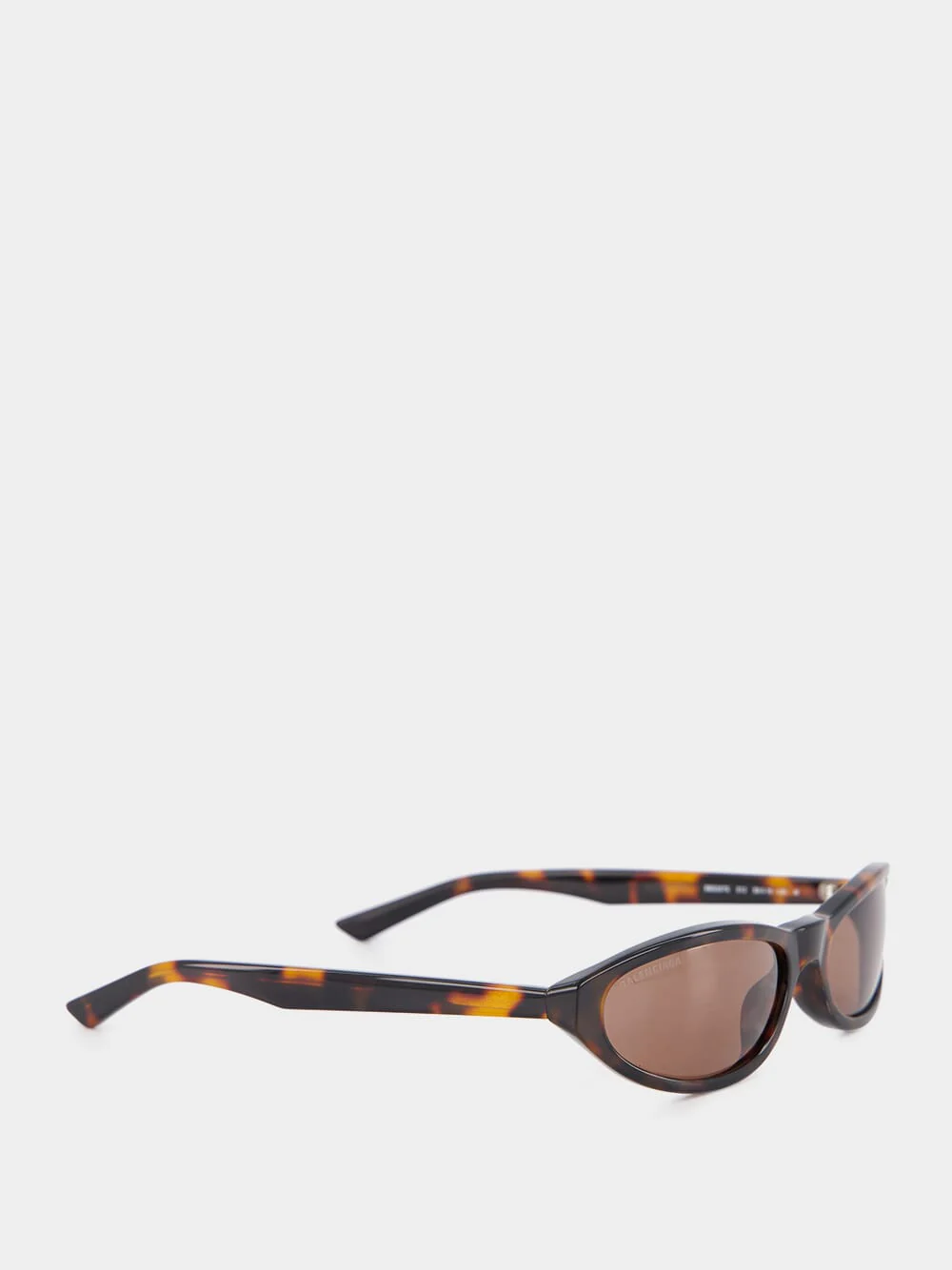 Dark Havana Neo Round Sunglasses - Image 3