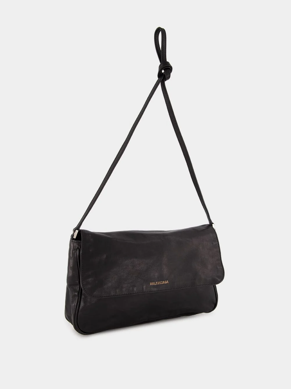 Black Grungy Medium Messenger Bag - Image 2