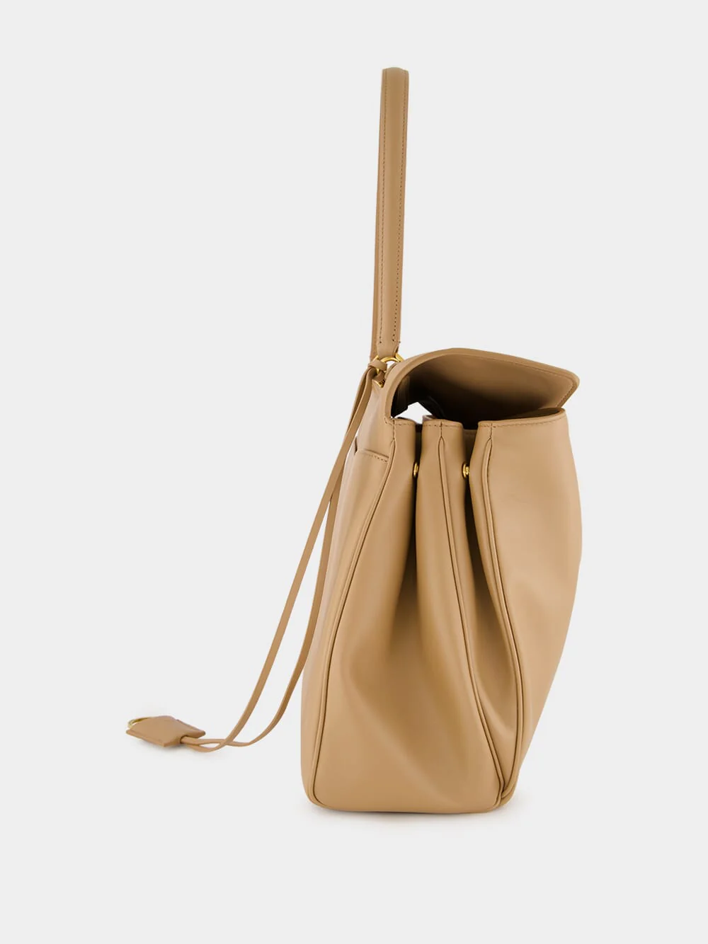 Latte Rodeo Large Smooth Calfskin Handbag - Image 3