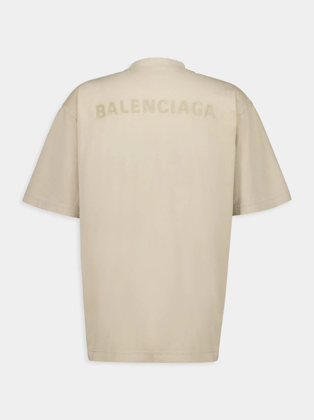 Beige Back Medium Fit T-Shirt - Image 2