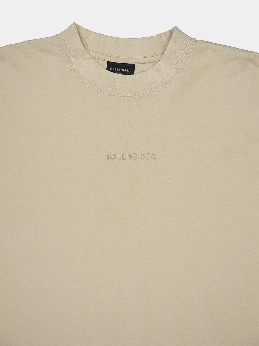 Beige Back Medium Fit T-Shirt - Image 3