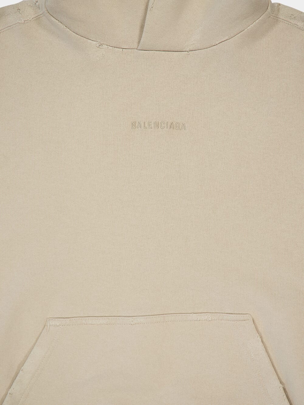Beige Medium Fit Sweatshirt - Image 3