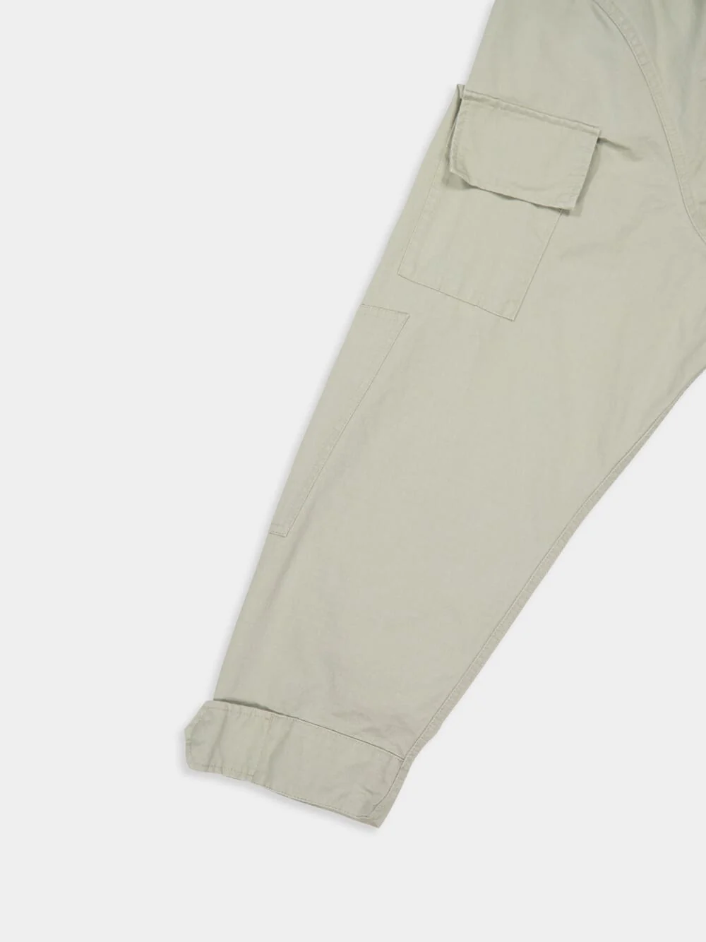 Beige Military Cotton Ripstop Shirt Jacket - Image 4