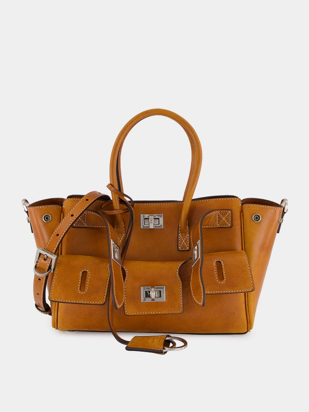 Bel Air Mini Carry All Bag in Tan