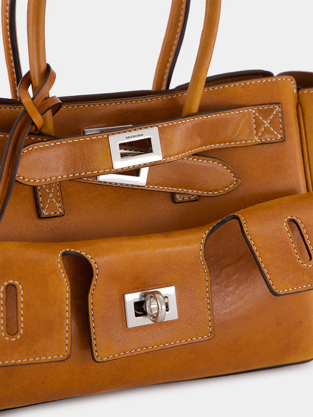 Bel Air Mini Carry All Bag in Tan - Image 10